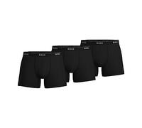 Hugo Boss - Calzoncillos bóxer de algodón para Hombre, Negro Medianoche, XL