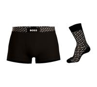 HUGO BOSS Calzoncillos Boxer Hombre Trunk Sock Gift 50529047 Negro