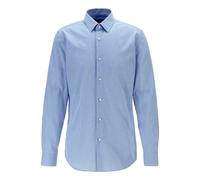 HUGO BOSS Camisa Slim Fit Popelina de Algodón CELESTE Mod. Isko 50413741