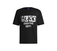 HUGO BOSS Camiseta para Hombre Nugocrea (1 Unidad), Negro, M
