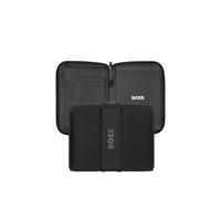 Hugo Boss Carpeta de conferencias A5, color negro