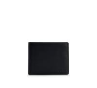 Hugo Boss Cartera Asolo para hombre piel granulada con logo grabado Negra Talla ONESI