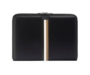 HUGO BOSS caso de escritura Iconic Conference Folder Black negro