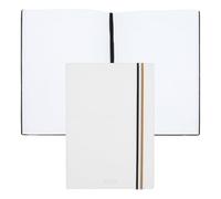HUGO BOSS Cuaderno Iconic A5 (blanco, blanco)