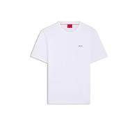 HUGO Camiseta 'Dero' azul oscuro / blanco M EUR