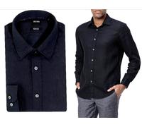 HUGO BOSS Estilo Lukas Natural Lino Camisa Hombre Regular Fit Iconic Wow