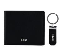 HUGO BOSS Estuche de Tarjetas Llavero Gift Set Bifold Wallet/Keyring Black Negro