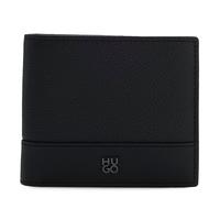 HUGO BOSS EYEWEAR Carteras y monederos para hombre Cartera plegable de piel con detalle de logo apilado