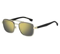 Hugo Boss Hombre BOSS 1486/S 2F7/WM Gafas de sol Acero Oro / Gris Oro Redonda Antirreflejo Espejo