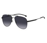 Hugo Boss Hombre BOSS 1641/S 003/9O Gafas de sol Acero Negro-opaco Gris Piloto Sombreado