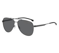 Hugo Boss Hombre BOSS 1641/S V81/M9 Gafas de sol Acero Barril de fusil Gris Piloto Polarizado