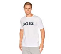 HUGO BOSS Hombre Camiseta Logo Estampado Casual Manga Corta Cuello Redondo
