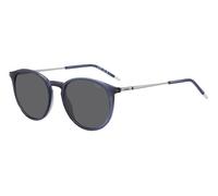 Hugo Boss Hombre HG 1286/S B88/IR Gafas de sol Inyectado Azul Gris Redonda