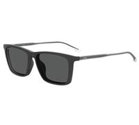 Hugo Boss Hombre Hugo Boss BOSS 1151/CS 003/IR Gafas de sol Plástico Negro-opaco Gris Cuadrada Clip-on