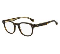 Hugo Boss Hombre BOSS 1384 086 Monturas ópticas Acetato la Habana Cuadrada
