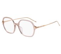 BOSS Montura para gafas graduadas de acetato rosa con rayas en las patillas - StyleBOSS 1864/G35J5418, 58609861 Rosa claro pcs.