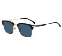 BOSS Gafas de sol de lentes azules con montura negra y dorada - StyleBOSS 1888/G/S2M253KU, 58609774 Negro pcs.