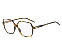BOSS Montura para gafas graduadas en acetato habana con detalles en tono oro rosado - StyleBOSS 19440865516, 58610677 Marrón estampado pcs.