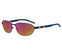 HUGO Gafas de sol de metal negro con logo perforado - StyleHG 1413/S00362MI, 58610293 Negro pcs.