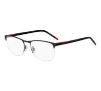 HUGO Montura para gafas graduadas semi al aire en acero negro y acetato - StyleHG 14270035419, 58787825 Negro pcs.