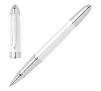 Hugo Boss Icon White HSN0015F - Bolígrafo roller (latón, 12 x 138 mm), color blanco