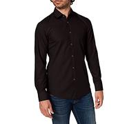 Hugo Boss Kenno Camisa, Black 001, 43 para Hombre