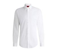 HUGO Camisa slim fit en popelín de algodón de planchado fácil - StyleKenno, 50289499 Blanco 45