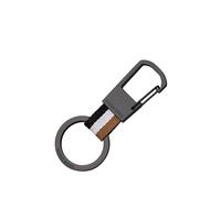 HUGO BOSS Llavero icónico, Negro , 8 cm x 0.3 cm x 3.2 cm