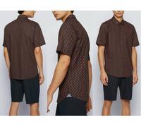 HUGO BOSS Luka 2F Camisa De Piña Para Hombre Regular Fit Icónica Wow XXL
