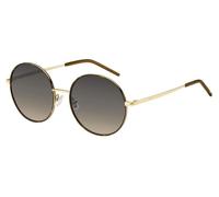 Hugo Boss Mujer BOSS 1593/S 06J/PR Gafas de sol Metal Oro la Habana Gris Redonda Sombreado