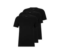 Hugo Boss - Pack de 3 Camisetas con Cuello en V para Hombre, Black Night, L