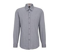 Hugo Boss Rickert Camisa, Dark Grey22, L para Hombre