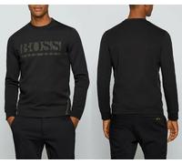 HUGO BOSS Salbo Iconic Sudadera Pullover Negro Hombre Slim L
