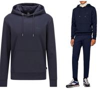 HUGO BOSS Seeger 67 Sudadera con Capucha Cremallera Azul Algodón L