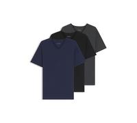 BOSS Camiseta 'Classic' navy / gris oscuro / negro, Talla L