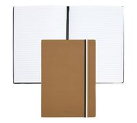 Hugo Boss Taccuino A5 Iconic Camel a righe