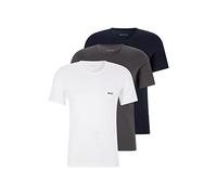 HUGO BOSS tee Curved 10241647 01 Camiseta Hombre (Pack de 1)