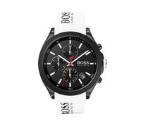 Hugo Boss Velocity Reloj Cronógrafo Hombre Correa Blanca 1513718