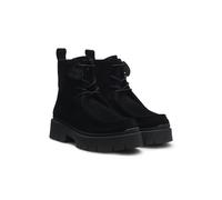 HUGO Botas con cordones en ante con etiqueta con logotipo extraíble - StyleKris_DrbBootie_SD, 50552733 Negro 41