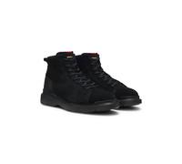 HUGO Botas de media caña de ante con detalles de piel - StyleNash_halb_sdlt, 50568818 Negro 43