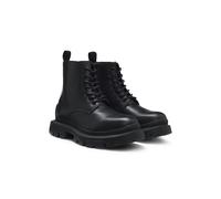 HUGO Botas de piel con cordones y suela gruesa - StyleFabyan_halb_lt_N, 50553766 Negro 39