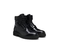 HUGO Botas de piel con cuello acolchado y suela acanalada - StyleDraven_halb_bo, 50552712 Negro 46