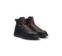 HUGO Botas de piel de estilo montañero con suela extraligera - StyleNash_halb_lthl, 50573108 Negro 39