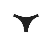 HUGO Braguita de bikini brasileña en felpa elástica con logos apilados - StyleTerry mono_brazilian, 50561169 Negro S