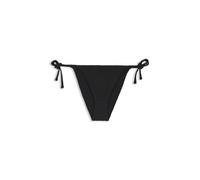 HUGO Braguita de bikini con lazos laterales y estampado tropical estructurado - StyleTROPI_side tie, 50561292 Negro XS