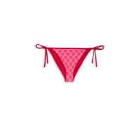 HUGO Braguita de bikini estampada con logos apilados estampados - StyleMONOGRAM SIDE TIE, 50555665 Pink XS