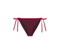 HUGO Braguita de bikini estampada con logos apilados estampados - StyleMONOGRAM SIDE TIE, 50555665 Rojo S