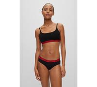 HUGO Braguitas de algodón elástico con logos en la cintura - StyleBRIEF STRIPE PYP, 50510624 Negro XXL