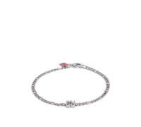 HUGO Brazalete de cadena con placa de logo apilado - StyleE-THINCHAIN-BRA, 50552597 Tono plateado pcs.