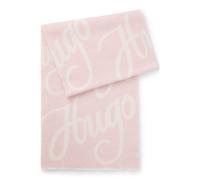 HUGO Bufanda de mezcla de lana con logo en jacquard - StyleByanca_40*180, 50524789 Rosa claro pcs.